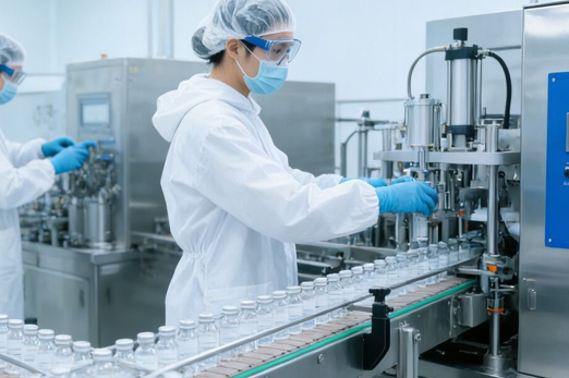Frustrated researcher in lab
